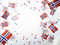 Norwegian independence day, Constitution day, may 17. holiday of freedom, victory and memory. concept of patriotism and faith.