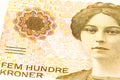 500 norwegian krone banknote obverse