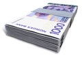 Norwegian Krone Notes Bundles Royalty Free Stock Photo