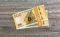 Norwegian kroner with Bitcoin
