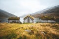 Norwegian Landscape in autumn Royalty Free Stock Photo