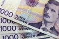 Norwegian money Royalty Free Stock Photo