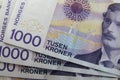 Norwegian money Royalty Free Stock Photo