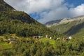 The Norwegian mountain village.