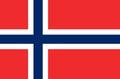 Norwegian national flag, official flag of norway accurate colors