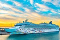 Norwegian NCL Star Cruise Ship docked in Port