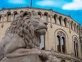 The Norwegian parliament called Stortinget located in Oslo