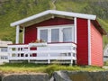 Norwegian red cottage