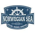 Norwegian sea sign or stamp