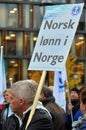 Norwegian Seafarers' Union rally