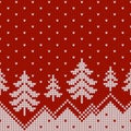 Norwegian seamless knitting pattern. Fair Isle design