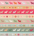 Norwegian seamless pattern. EPS 8