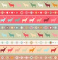 Norwegian seamless pattern. EPS 8