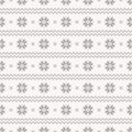 Norwegian seamless pattern. Vector set.