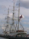 The Norwegian ship Statsraad Lehmkuhl in Saint Petersburg Russia Royalty Free Stock Photo