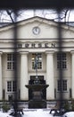 The Norwegian Stock Exchange behind bars Royalty Free Stock Photo