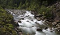 Norwegian stream landscape