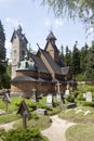 Norwegian temple Wang in Karpacz, Poland.