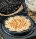 Norwegian waffle maker or iron Royalty Free Stock Photo