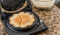 Norwegian waffle maker or iron Royalty Free Stock Photo