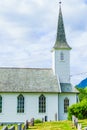 Wooden church in Nes village, Norway