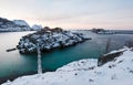 Norwegian winter panorama.