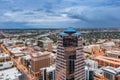 Norwest Bank Tower, the highest building in Tucson, Arizona Royalty Free Stock Photo