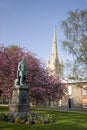 Norwich Cathedral in spring