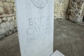 Norwich, Norfolk, UK, June 2021, view of the grave of Edith Cavell at the east end of Norwich Cathedral