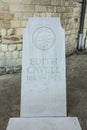 Norwich, Norfolk, UK, June 2021, view of the grave of Edith Cavell at the east end of Norwich Cathedral