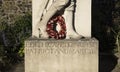 Norwich, Norfolk, UK, June 2021, view of the statue of Edith Cavell near Norwich Cathedral