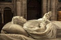 Norwich, Norfolk, UK, June 2021, a view of the tomb memorial to Bishop Pelham in Norwich Cathedral