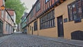 NORWICH, UK - JUNE 4, 2017: Elm Hill cobbled street with medieval houses from the Tudor period Royalty Free Stock Photo