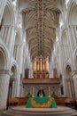 NORWICH, UK - JUNE 5, 2017: The pulpitum and the Altar in Norwich Cathedral Royalty Free Stock Photo