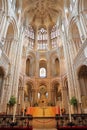 The pulpitum and the Altar in Norwich Cathedral Royalty Free Stock Photo