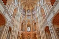 Wide-angle on the pulpitum in Norwich Cathedral Royalty Free Stock Photo