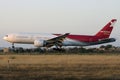 Norwind Boeing 777 landing