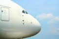 Nose of an Airbus A380