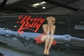 Nose Art on a Bell P-63 Kingcobra plane Royalty Free Stock Photo