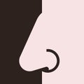 Nose icon