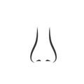 nose vector icon of human senses illustration Royalty Free Stock Photo
