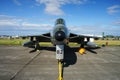 Nose view of Hawker Hunter