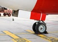 Nose wheel Royalty Free Stock Photo