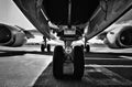 Nose Wheel Airplane Royalty Free Stock Photo