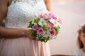 Nosegay wedding floral blossom valentine flowers pink bride