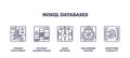NoSQL databases focus on flexible data storage, rapid retrieval, and ...