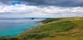 Noss Mayo - Blackstone Point - Warren Cottage - Gara Point - Above Cellar Beach Royalty Free Stock Photo