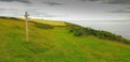 SW Coastal Path Noss Mayo - Blackstone Point - Warren Cottage - Gara Point - Above Cellar Beach Royalty Free Stock Photo