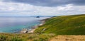 Noss Mayo - Blackstone Point - Warren Cottage - Gara Point - Above Cellar Beach Royalty Free Stock Photo