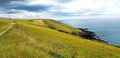 Noss Mayo - Blackstone Point - Warren Cottage - Gara Point - Above Cellar Beach Royalty Free Stock Photo